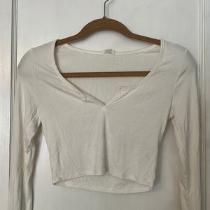 Long Sleeve White Top